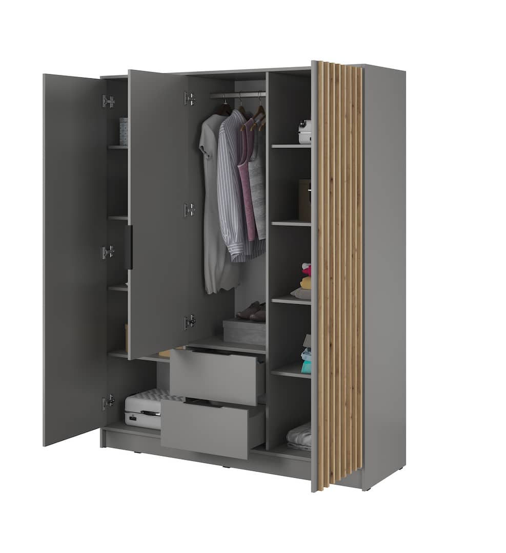 Nelly Hinged Door Wardrobe 155cm - product image 12
