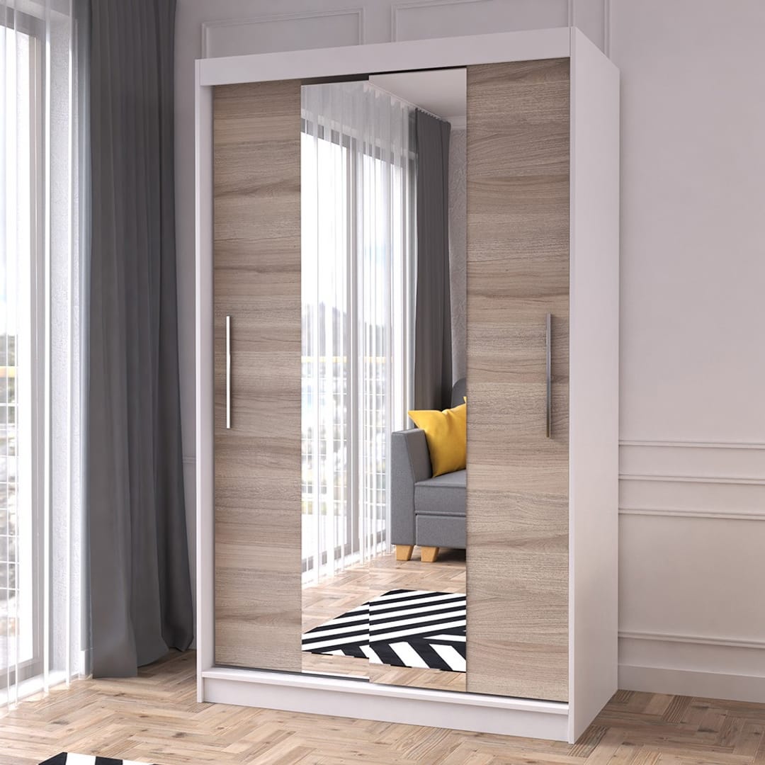 Neomi 01 Sliding Door Wardrobe 120cm - product image 4