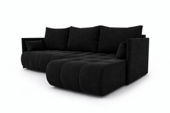 Corner Sofa Bed NESSA Black