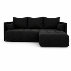 Corner Sofa Bed NESSA Black