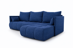 Corner Sofa Bed NESSA Royal Blue