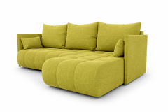 Corner Sofa Bed NESSA Lime green