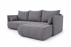 Corner Sofa Bed NESSA Medium Grey