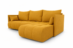 Corner Sofa Bed NESSA Mustard