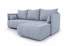 Corner Sofa Bed NESSA Light Dove Grey