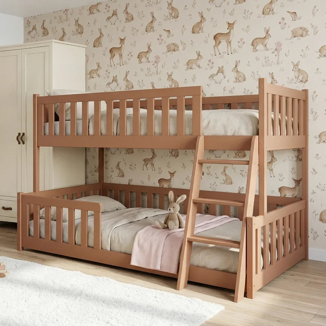 Wooden Bunk Bed Nicea in Cinnamon, image 6