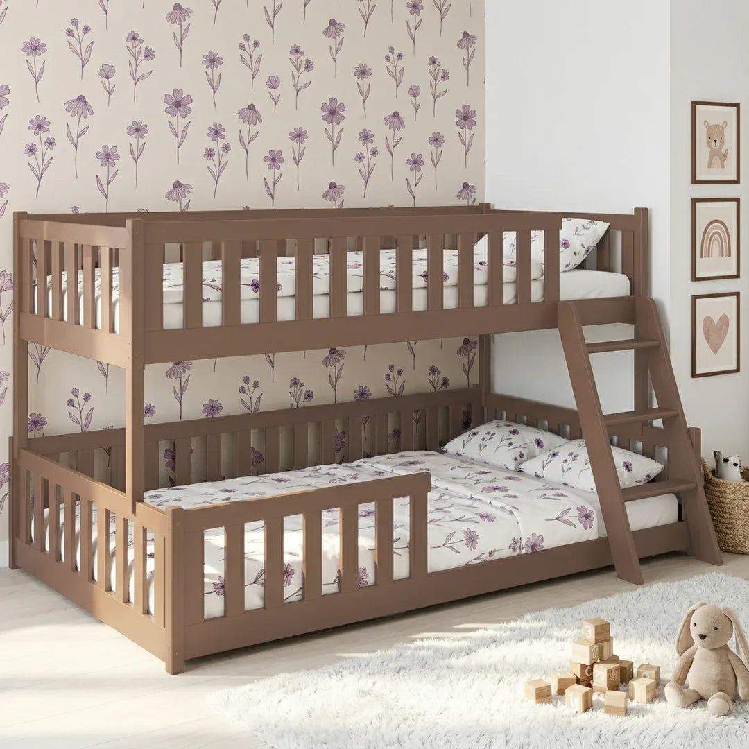 Wooden Bunk Bed Nicea in Milk Chocolate, image 16