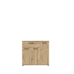 Niko Sideboard Cabinet 90cm in Oak Artisan, image 4