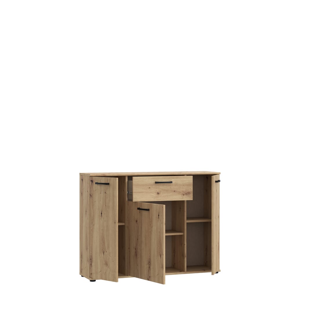 Niko Sideboard Cabinet 110cm in Oak Artisan, image 3