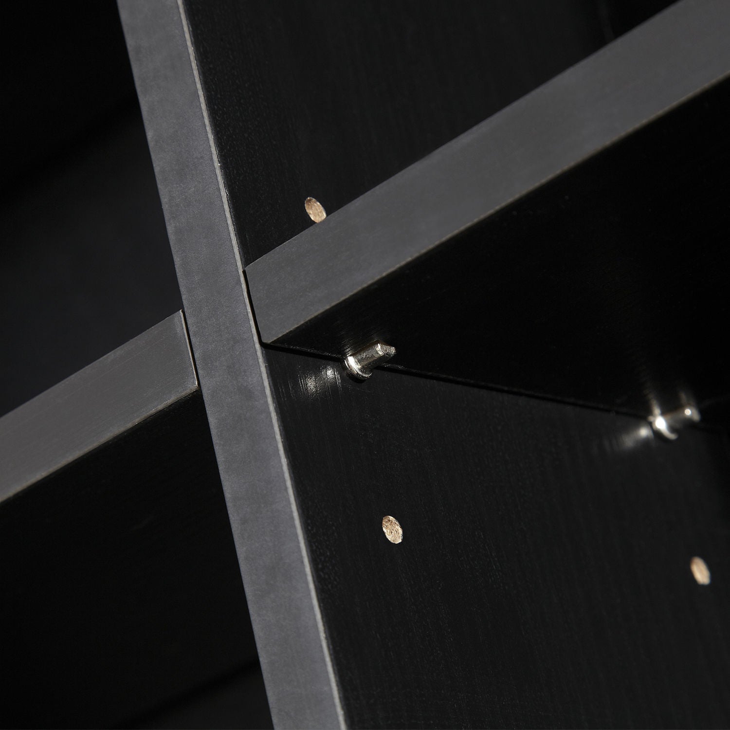 HOMCOM 1116 CD/ 528 DVD Storage Unit, Media Storage Shelf, Wooden Display Unit with Adjustable Shelves, 102 x 195 cm, Black