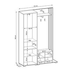 Nelly Hallway Set 131cm - product image 7