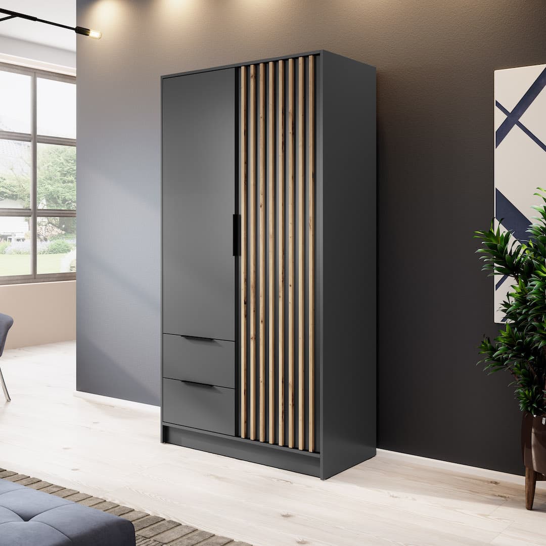 Nelly Hinged Door Wardrobe 105cm