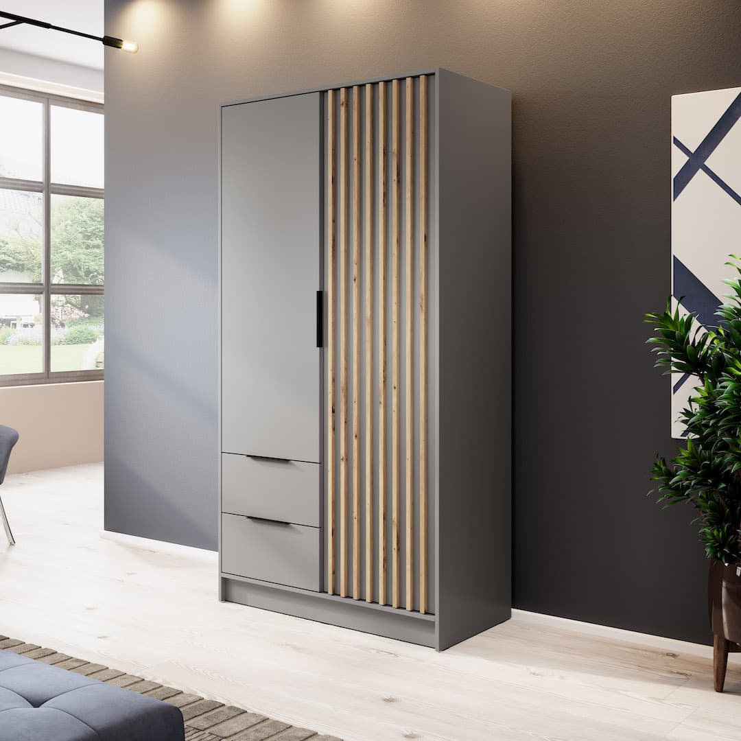 Nelly Hinged Door Wardrobe 105cm