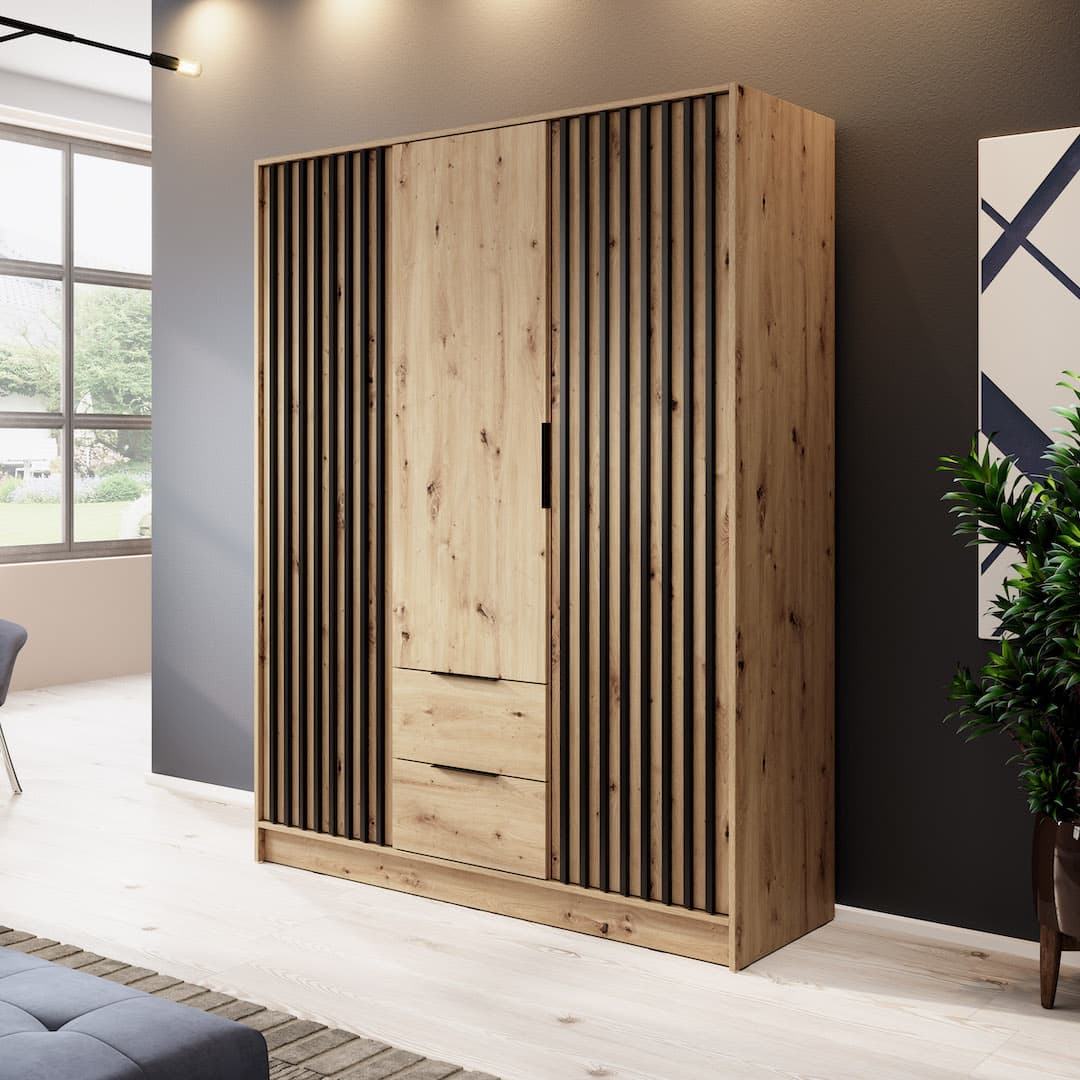 Nelly Hinged Door Wardrobe 155cm - product image 4