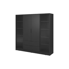 Kelly Hinged Door Wardrobe 206cm [Glass] - product image 11