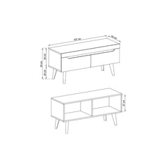 Nordi TV Cabinet 107cm - product image 4