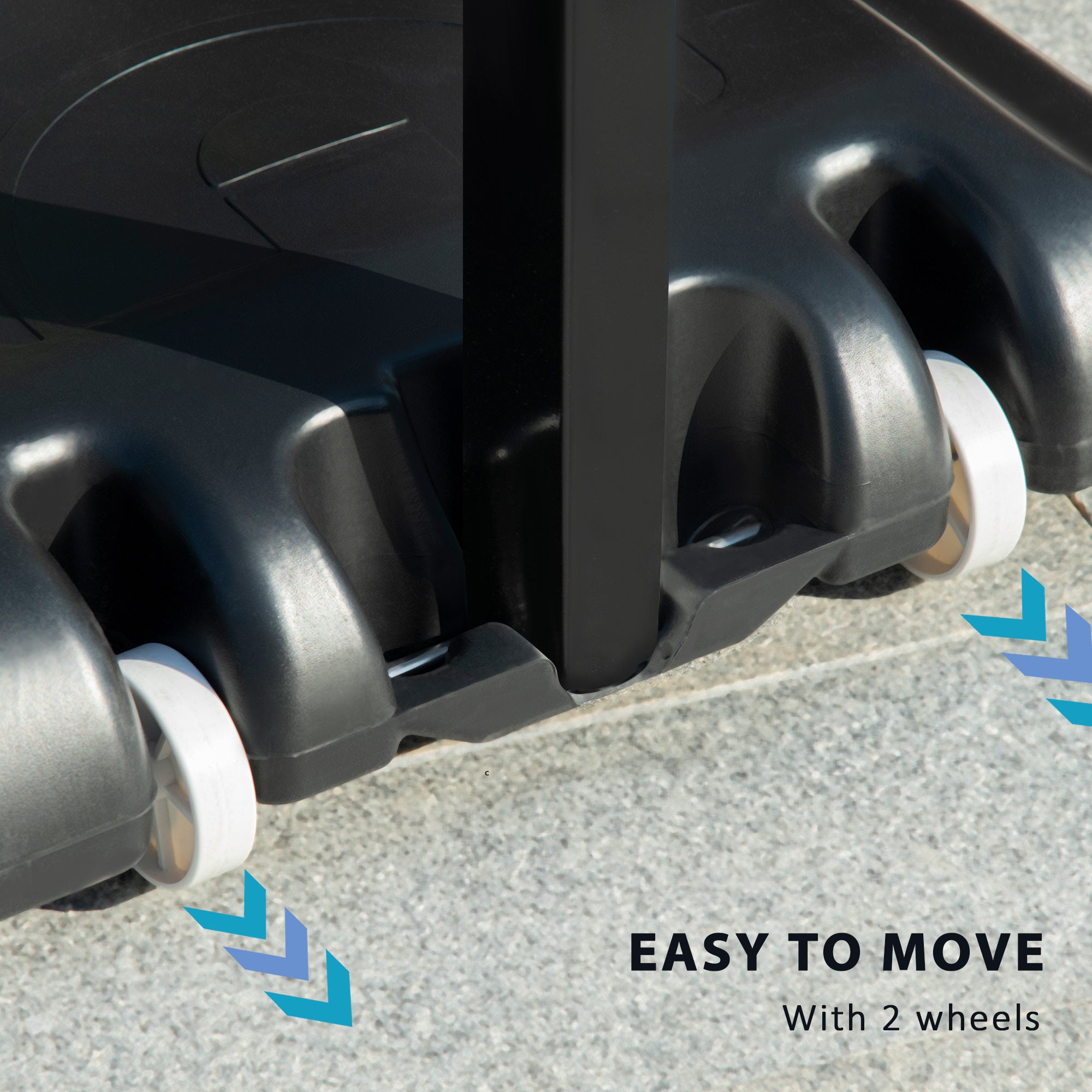 SPORTNOW 2.6-3.1m Adjustable Basketball Hoop and Basketball Stand w/ Backboard and Weighted Base, Portable on Wheels, Black