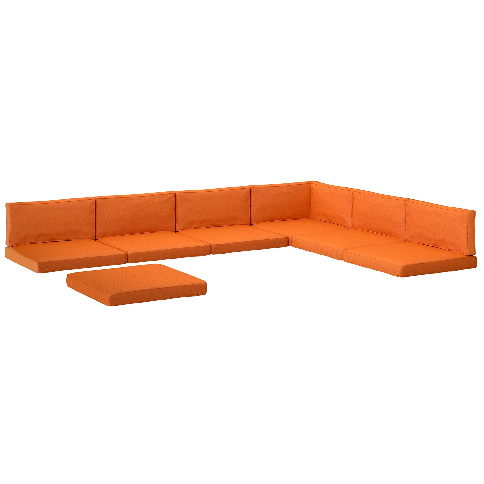 Outsunny 14-piece Dining Set Cushions - Orange