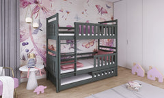 Wooden Bunk Bed Olivia With Trundle