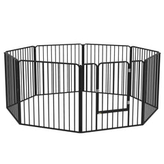 PawHut 60cm 8 Panels Heavy Duty Dog Pen, Pet Playpen for Indoors, Outdoors, Small Dogs