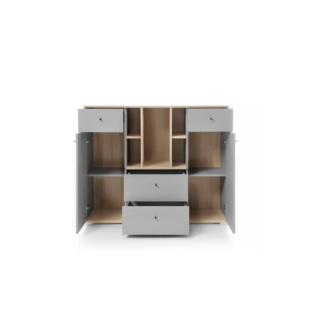 Oro OR4 Sideboard Cabinet 120cm in Grey, image 2