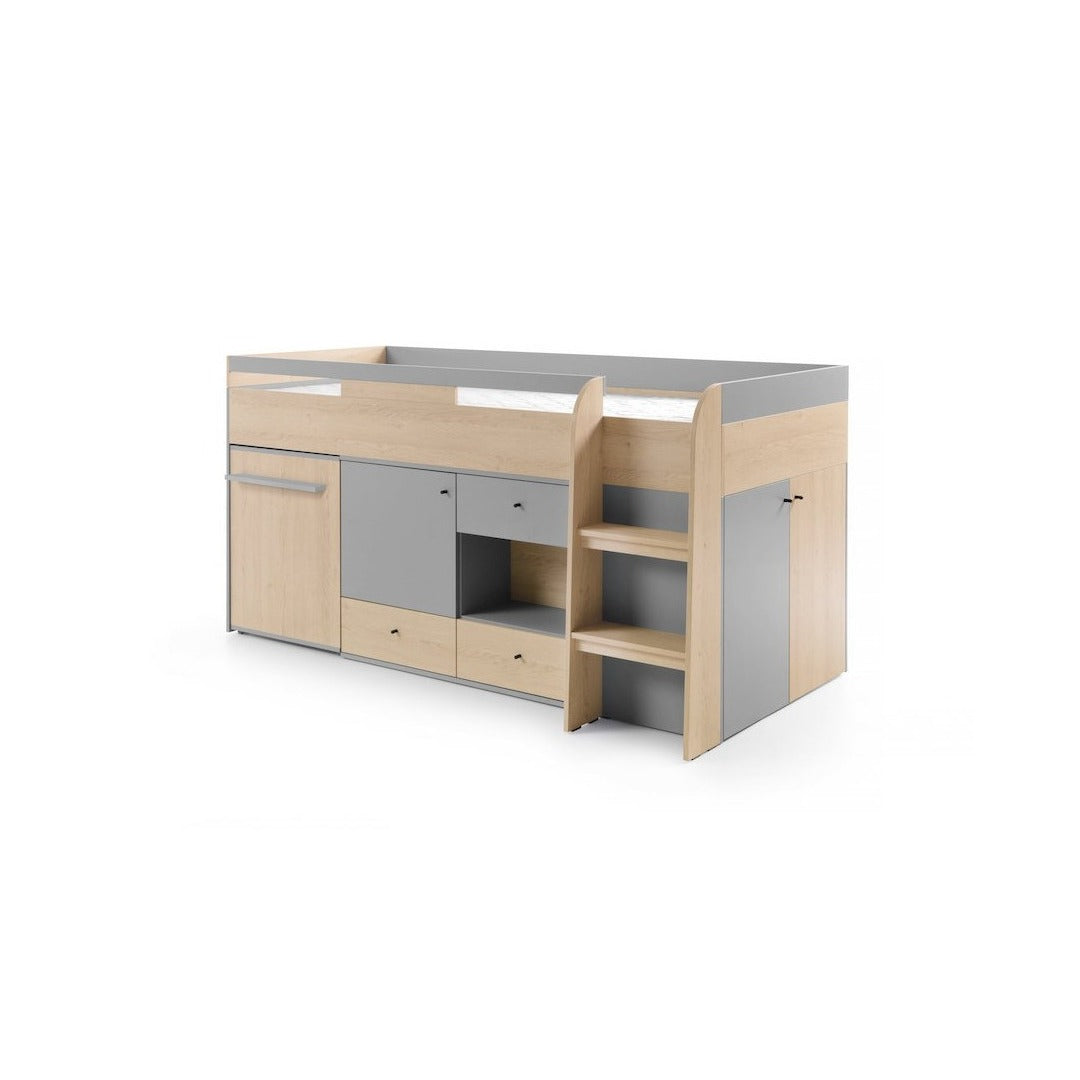Oro OR8 Cabin Bed With Desk [EU Single] in Grey, image 3