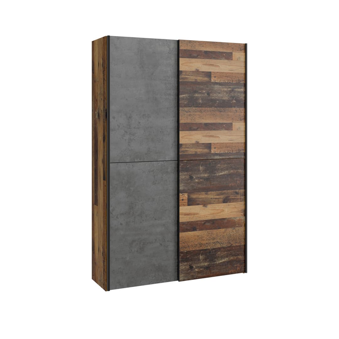 Ozzula Sliding Door Wardrobe 120cm, image 38