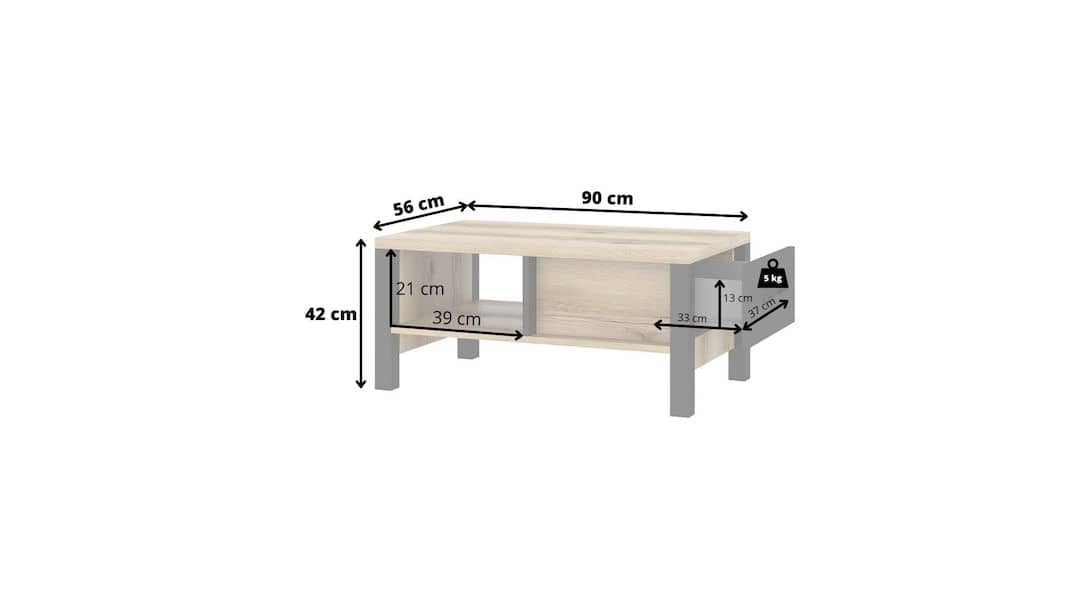 Olin 99 Coffee Table 90cm