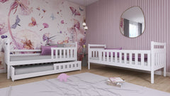 Wooden Bunk Bed Olivia With Trundle