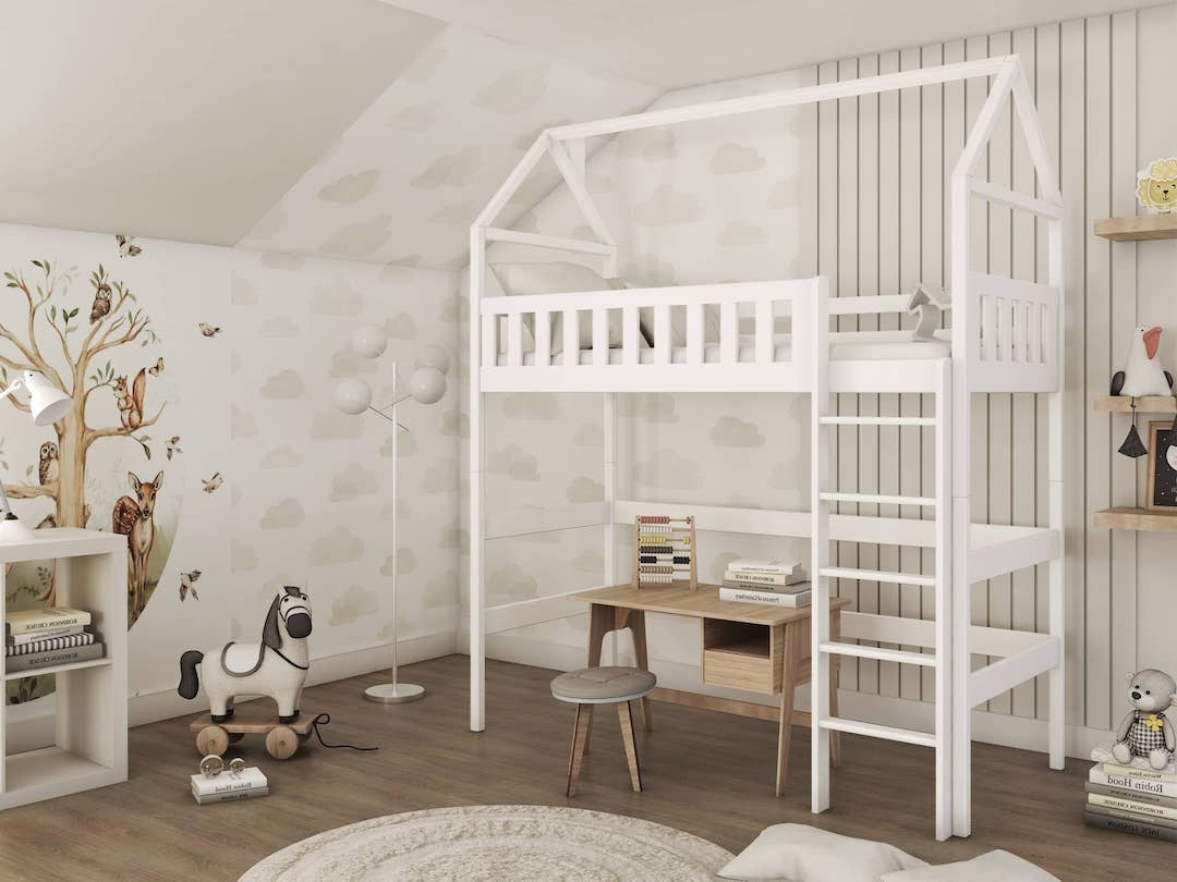 Otylia Wooden Loft Bed - product image 3