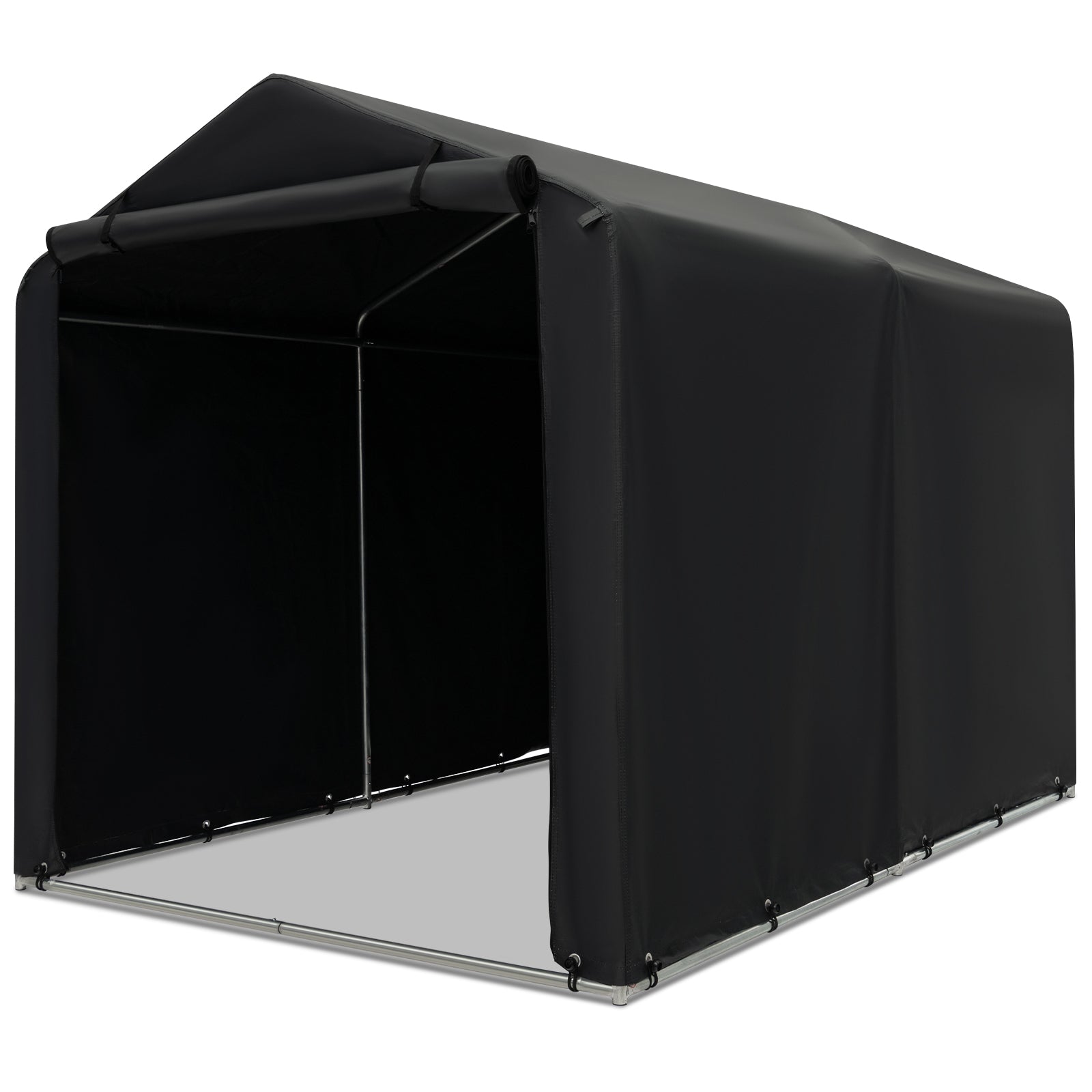 Outdoor Storage Shed Portable Garage Shelter for Bikes-Grey