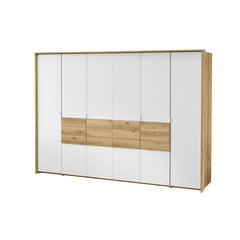 Panama Hinged Door Wardrobe 310cm in White, image 2