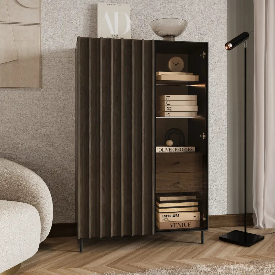 Piemonte PE-06 Display Cabinet 92cm