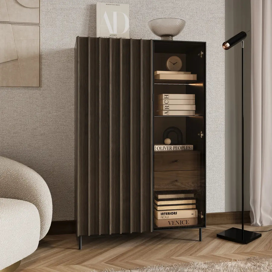 Piemonte PE-06 Display Cabinet 92cm
