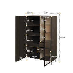 Piemonte PE-06 Display Cabinet 92cm - product image 5