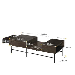 Piemonte PE-08 Coffee Table 134cm - product image 3