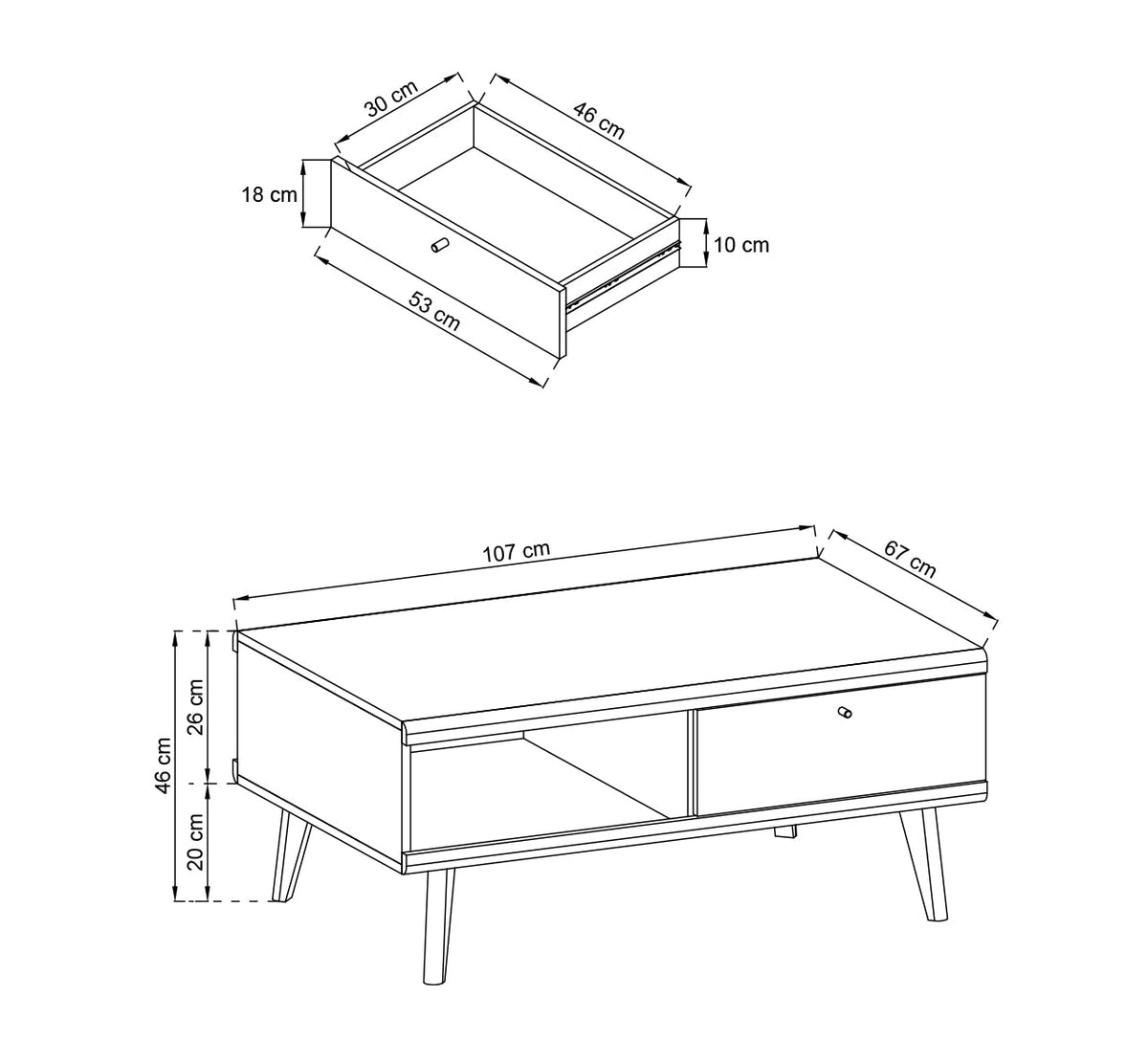 Primo Coffee Table 107cm - product image 6