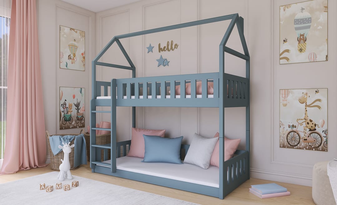 Wooden Bunk Bed Pola