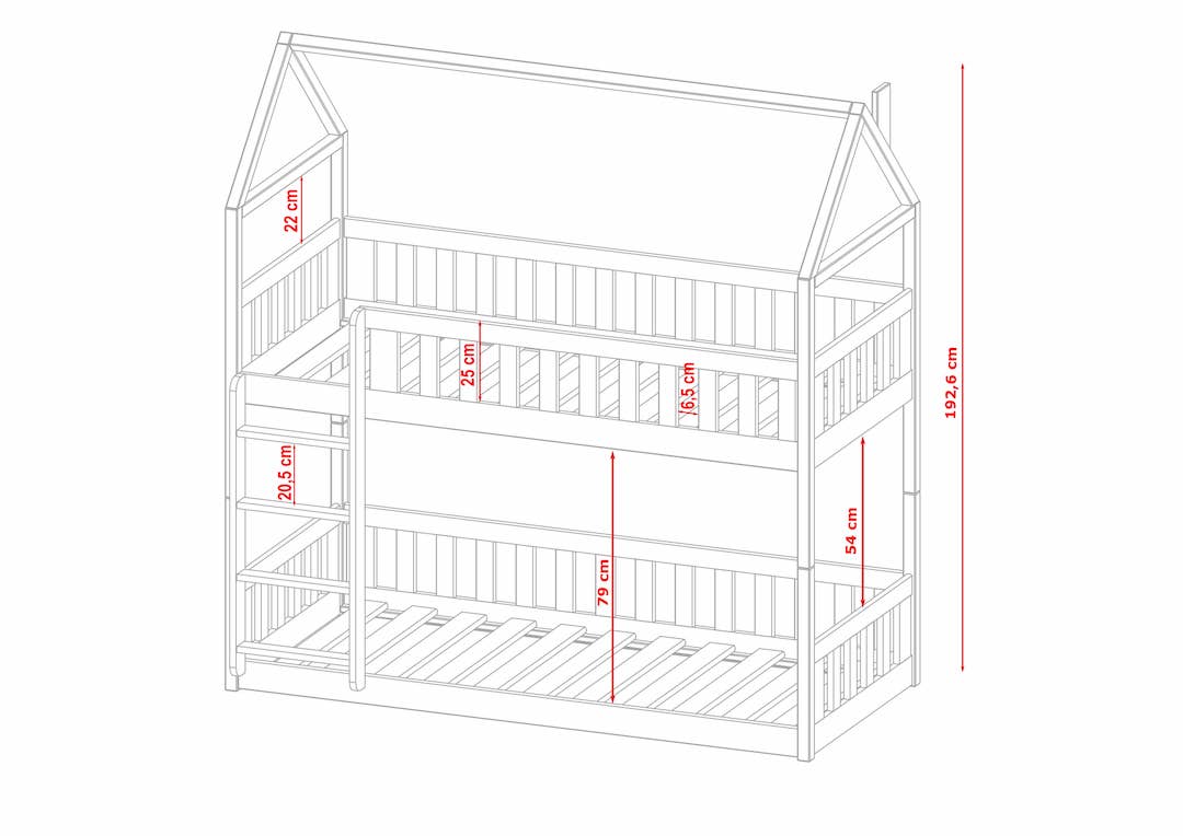 Wooden Bunk Bed Pola - product image 15