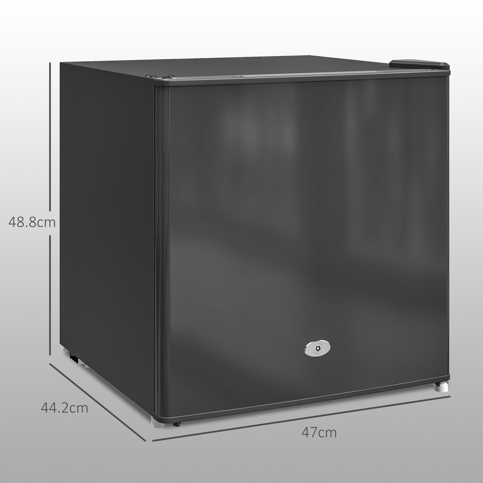 HOMCOM 35L Mini Freezer, -24℃ to -14℃ Temperature - Black