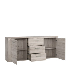 Portland Sideboard Cabinet 196cm in Oak Sand, image 3