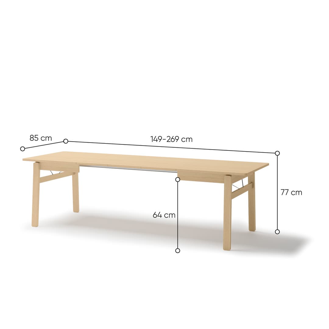 Plot PT-01 Extendable Dining Table 149cm