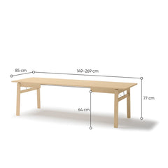 Plot PT-01 Extendable Dining Table 149cm
