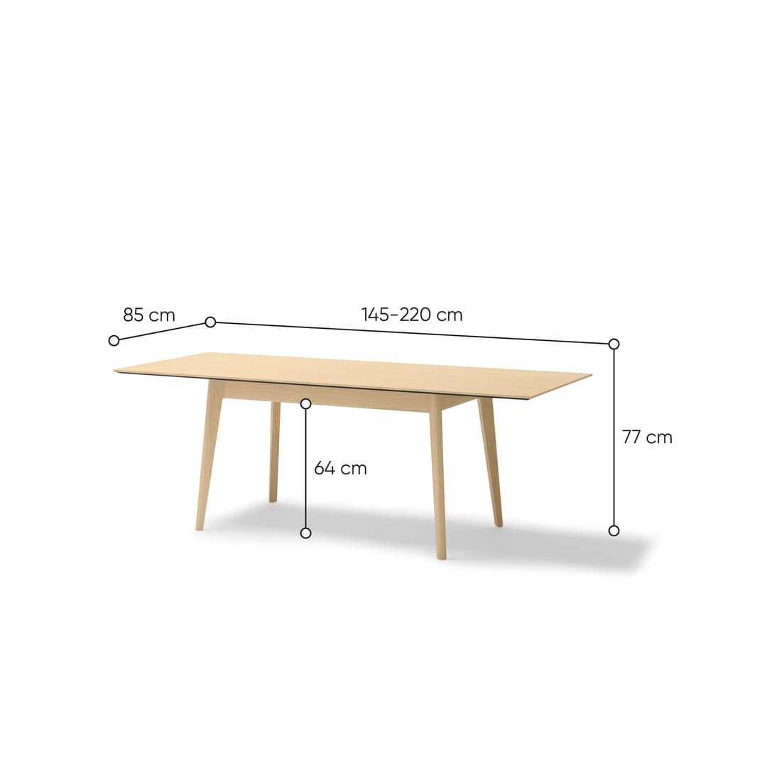 Plot PT-03 Extendable Dining Table 145cm