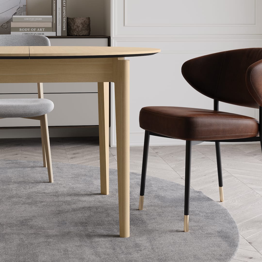 Plot PT-04 Extendable Dining Table 120cm