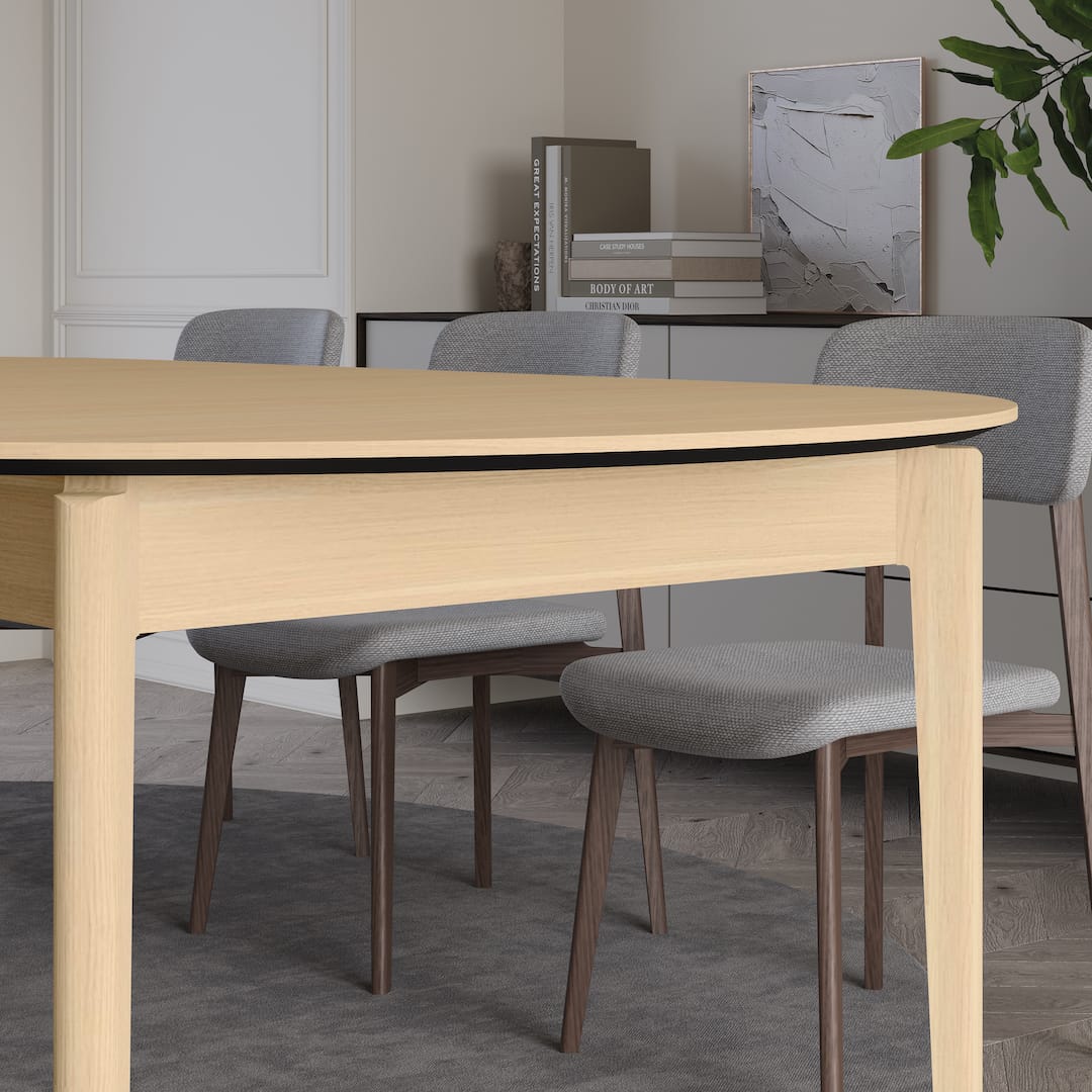 Plot PT-04 Extendable Dining Table 120cm
