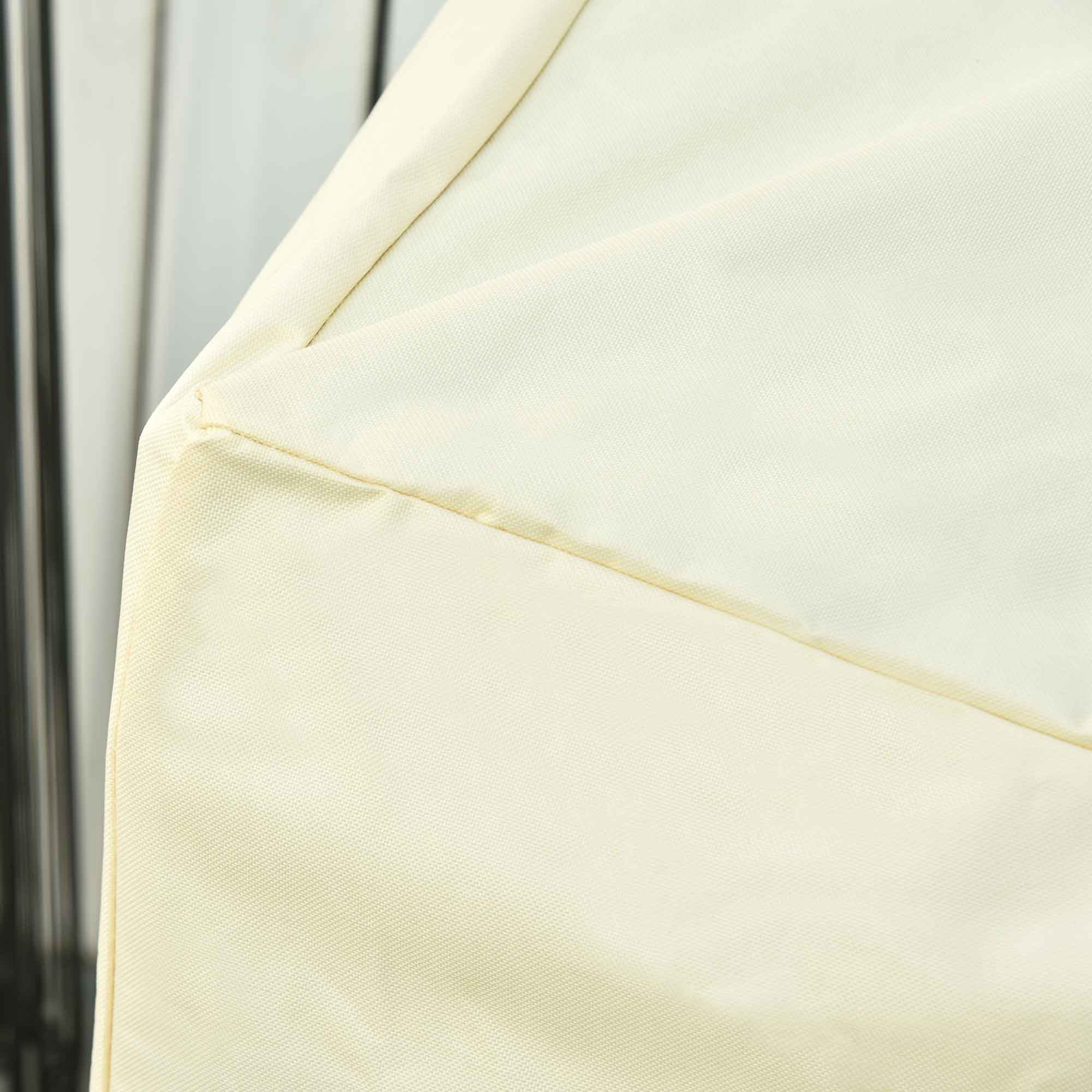 Outsunny 600D Oxford Cloth Furniture Cover, 2 Seater Sofa Protector for Garden Patio, Outdoor, Waterproof, Beige, 140L x 84W x 56/94H cm