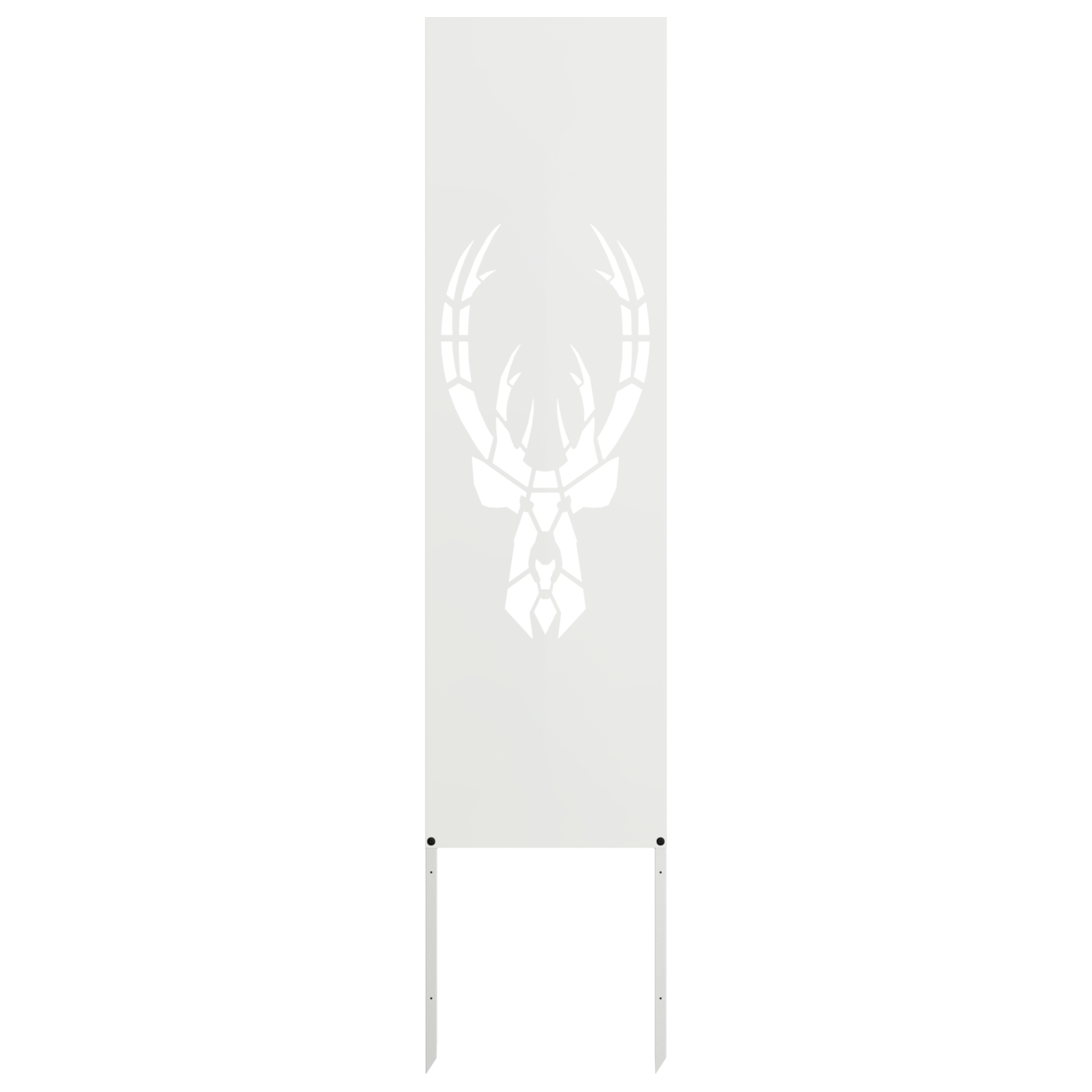 vidaXL Garden Privacy Screen White 32 x 140 cm Cold-rolled steel 4