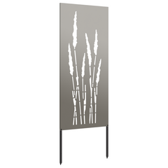 vidaXL Garden Privacy Screen Floral Rusty 50 x 140 cm Weathering Steel 6
