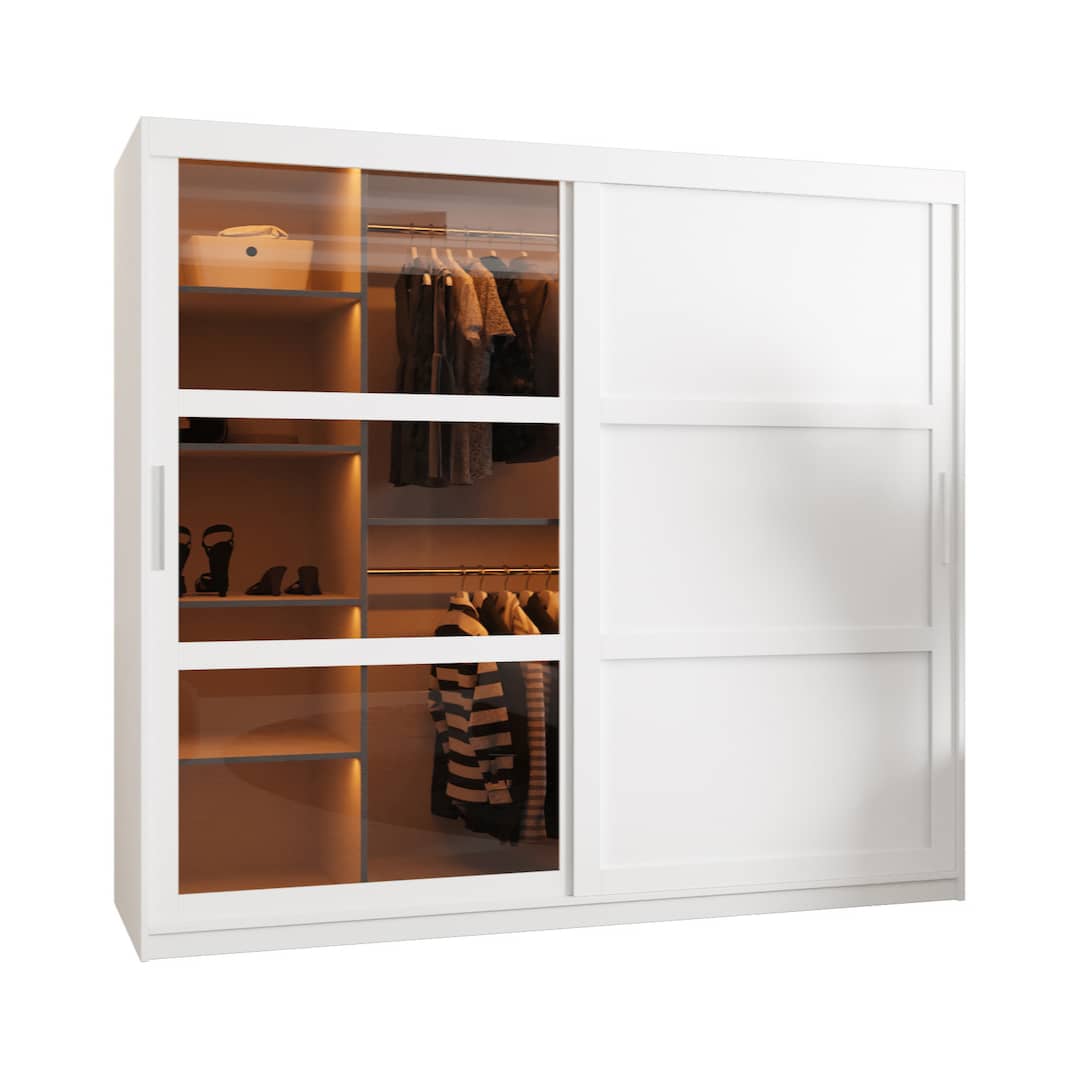 Parma III Sliding Door Wardrobe 200cm - product image 3